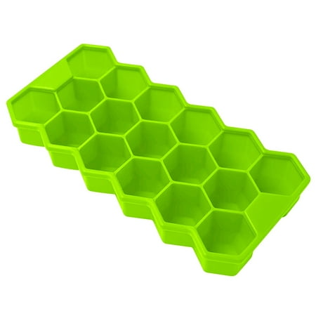 

Yedhsi Ice Lattice 2PC 17 Cells Honeycomb Ice Tray Silicone Odorless Silicone Ice Tray Ice Mold