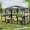 Black (71-90lbs), variant on YIORTWO Large Outdoor Catio, 4-Tier Wooden Cat Enclosure Attached to Window, Weatherproof Cat House with Platforms & Resting Rooms, Brown&Black