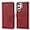S01 - Wine Red, variant on Wallet Phone Case Compatible with Samsung Galaxy S22 Ultra 5G – Quality, Premium PU Leather Cover with Card Slots and Horizontal Viewing Stand 6.8 Inch (Wine Red)