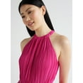 thumbnail image 3 of Scoop Women’s Plisse Halter Maxi Dress with Cutouts, Sizes XS-XXL, 3 of 4