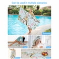 thumbnail image 3 of Happy Easter Beach Towels Blanket Soft&Absorbent Quick Dry Microfiber Floral Bunny Eggs Pool Towels for Swimming ,Yoga, Sports, Gym, Camping,Large 30X60in, Sage Green, 3 of 8