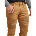 thumbnail image 4 of Men's Big Slab 5 Pocket Solid Pant Slim Fit with Moto Detail, 4 of 4