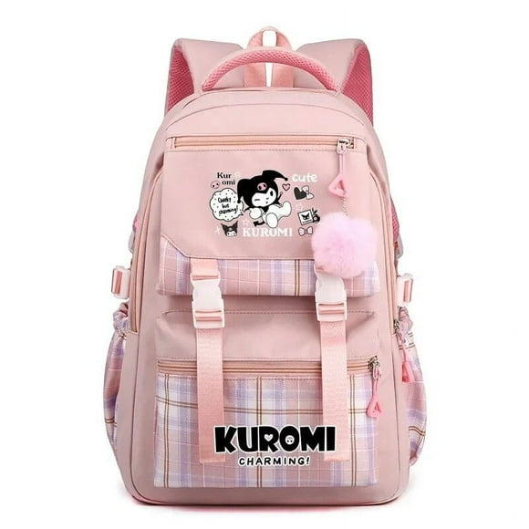 Mochila Sanrio Kuromi Large capacity Waterproof Backpack for School Kawaii Anime cosplay bag Travel Bag School Student girl Gift