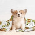 thumbnail image 4 of Pofeuu Lovely Avocado Print Puppy Blanket,Dog Blankets,Pet Blanket Cozy Cat Blankets for Indoor Cats, Fuzzy Pet Blanket for Kitten Doggy Dog Blankets-Medium, 4 of 8