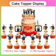 thumbnail image 4 of Fire Sam Party Supplies Decor Plates Fans Decorations Honeycomb Centerpieces Cake Toppers, 4 of 6
