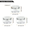 thumbnail image 2 of Uxcell 6 PCS 3 Estilos Latas de Aluminio Huecas 3.4oz/100ml Latas Ambientadoras Recipientes con Tapas Huecas Tarros Redondos para Almacenamiento en Viajes Aéreos, 2 of 6
