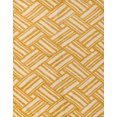thumbnail image 1 of Ahgly Company Machine Washable Indoor Rectangle Abstract Dark Orange Area Rugs, 2' x 4', 1 of 7