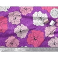thumbnail image 3 of Soimoi polyester Crepe Fabric Carnation Floral Fabric Prints By Yard 42 Inch Wide, 3 of 3