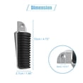 thumbnail image 2 of Unique Bargains Pair Aluminum Alloy Black Rubber Non-slip Motorcycle Rear Foot Pedal for Yamaha, 2 of 3