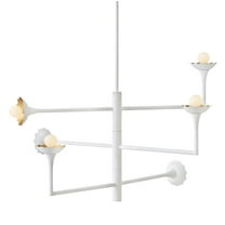 Lark 84246 Darla 6 Light 36" Wide Chandelier - Textured Plaster