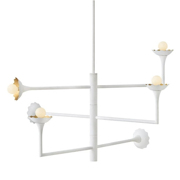 Lark 84246 Darla 6 Light 36" Wide Chandelier - Textured Plaster