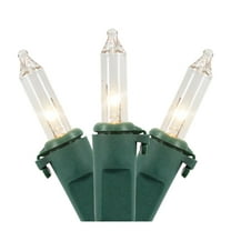 Northlight 100ct Decorative Mini Christmas Lights Clear - 20.25' Green Wire