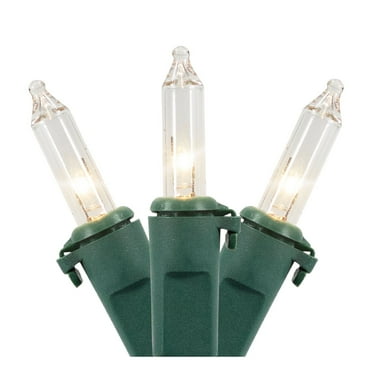 Northlight 100ct Decorative Mini Christmas Lights Clear - 20.25' Green Wire