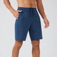 thumbnail image 4 of Lmnyox Mens Casual Sweat Shorts Breathable Knee Length Drawstring Waist Athletic Shorts Summer Sport Shorts with Pocket, 4 of 5