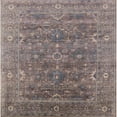 thumbnail image 1 of Ahgly Company Machine Washable Indoor Square Industrial Modern Rosy Brown Pink Area Rugs, 3' Square, 1 of 7