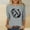 Game Day Shirts-Gray, variant on Gamivast 3/4 Sleeve Tops for Women Plus Size Football In Hands Graphic Crew Neck Shirt Game Day Casual & Stylish Drop Shoulder Tunic Tee Shirts Superbowl Outfit