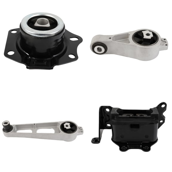 CCIYU Engine Motor Mount and Transmission Mount Set Compatible for Chrysler for PT Cruiser 2.4L 2003 04 05 06 07 2008 Replaces A2947 A2948 A2949 A3026 - 4 PCS