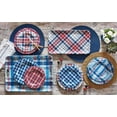 thumbnail image 2 of TAG Ltd. Melamine Serving Platter | Arlo Patriotic Plaid, 2 of 2
