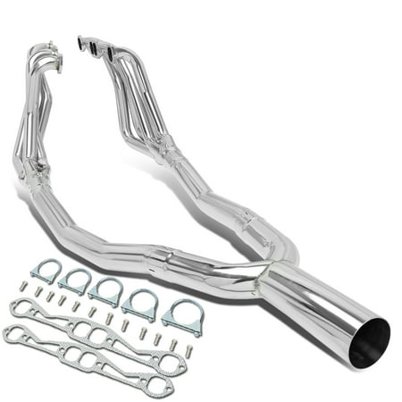 For 1982 to 1992 Chevy Camaro / Pontiac Firbird V8 SBC Automatic AT TRI -Y Long Tube Exhaust (Best Headers For 2019 Camaro Ss)