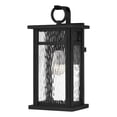 thumbnail image 4 of Moira 1-Light Earth Black Outdoor Wall Lantern, 4 of 6