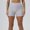 Gray, variant on Womens Athletic Shorts Summer Solid Color High Waist Workout Shorts Casual Loose Fit Lightweight Beach Shorts Trendy Womens Clothes