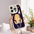 thumbnail image 1 of Agregue un toque de alegría a su iPhone con esta funda para teléfono de TPU creativa y minimalista con estampado de dibujos animados, 1 of 4
