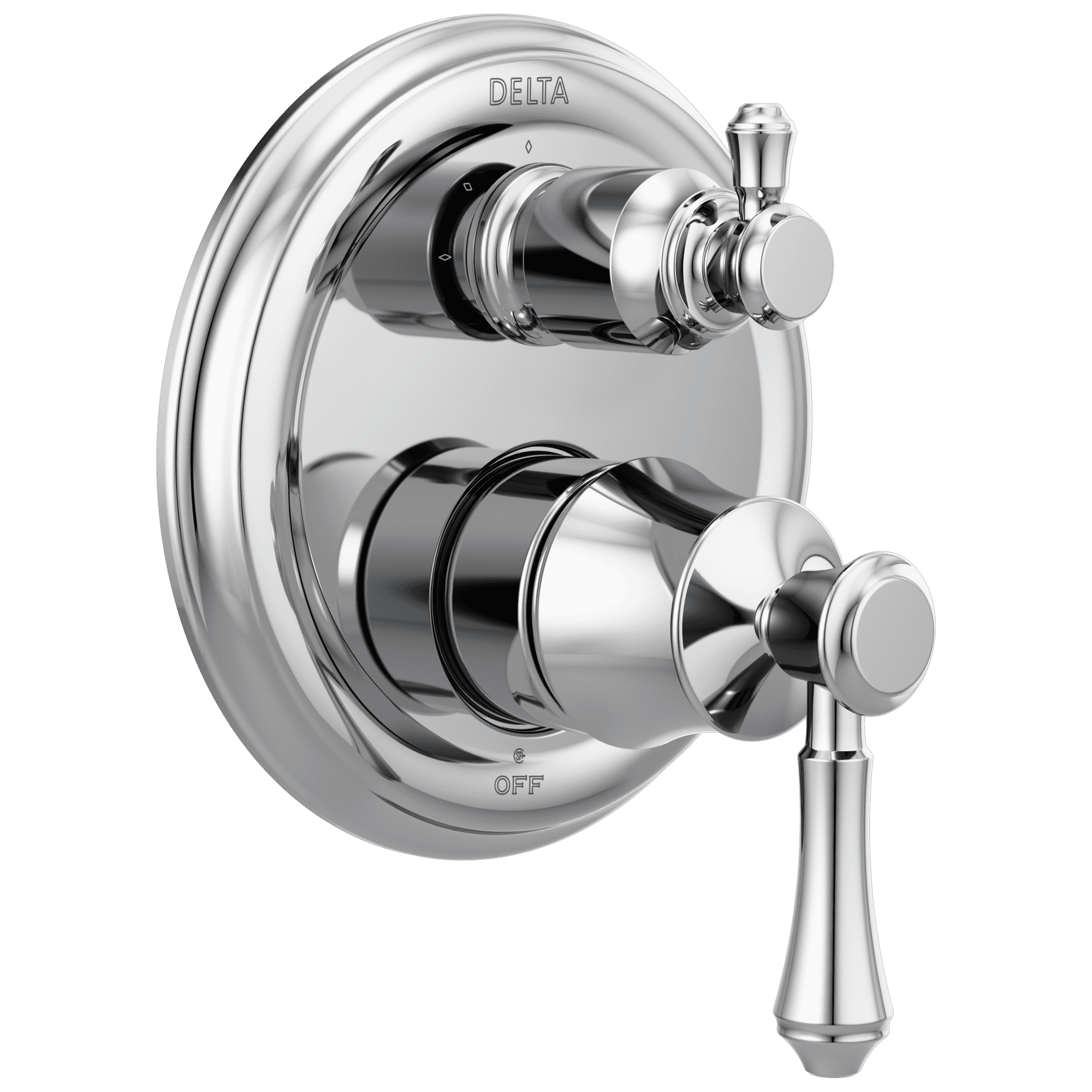 Stainless Delta Faucet T27997-SS Cassidy Traditional Monitor 17 Series Valve Trim with 6-Setting Integrated Diverter