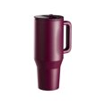 thumbnail image 1 of Taza termal del agua de la paja del acero inoxidable de la botella aislada 32/40oz para los deportes del coche, 1 of 8
