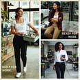 thumbnail image 4 of Womens Flex Twill Work Pants Straight Fit Narrow Through Hips, 4 of 7