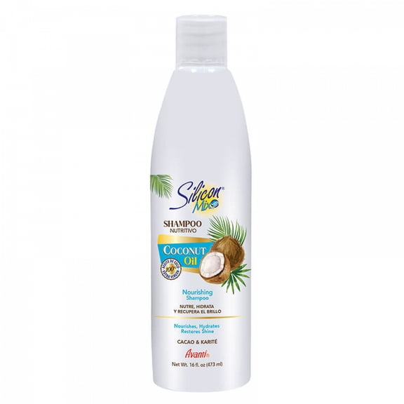 SILICON MIX SHAMPOO COCONUT OIL NOURISHING SHAMPOO SPECIALLY DESIGNED FOR DRY AND DAMAGED HAIR. 16 OZ