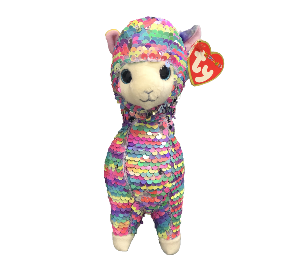 Ty Beanie Flippables 36350 Lola The Rainbow Llama Flippable Regular for sale online 