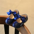 thumbnail image 5 of ASFGIMUJ Summer And Autumn Girls Boots Cute Flat Solid Color Round Head Ribbon Bow Hook Loop, 5 of 6