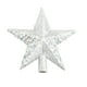 thumbnail image 2 of Adorno de Estrella para La Punta Del Árbol de Navidad, Estrella de Cinco Puntas con Lentejuelas Rojas y Doradas | Plástico Plateado 14,5 X 14,5 X 2,5 Cm | Accesorio Decorativo Navideño, 2 of 6