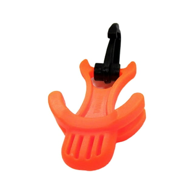 Soporte para boquilla de buceo, clip de retención para equipo de buceo duradero de 2 niveles Naranja