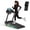 Black, variant on SONITU Portable Foldable Treadmill with Handle Bar,350 lbs Capacity, LED Display for Home Office – Walking & Jogging Machine