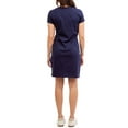 thumbnail image 2 of U.S. Polo Assn. by U.S. Polo Assn. Solid V-Neck Dress, Short Sleeve, Above Knee Length, Cotton Dress, 2 of 3