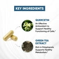 thumbnail image 2 of Sandhu's BioZnQ, 900mg of Quercetin & Green Tea Extract with 22mg of Zinc, Immune Support, 90 Ct, 2 of 8
