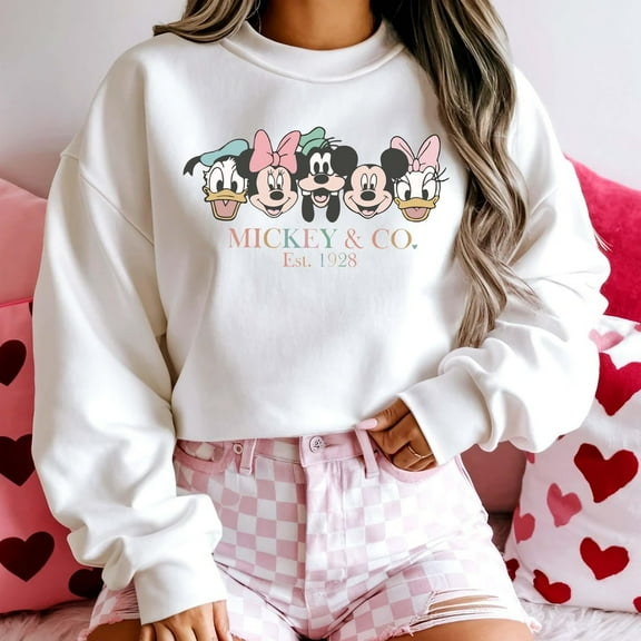 Retro Disney Mickey and Co Sweatshirt, Retro Disney Shirt, Disney Mickey Shirt, Disney Friends Sweatshirt, Disney Gifts