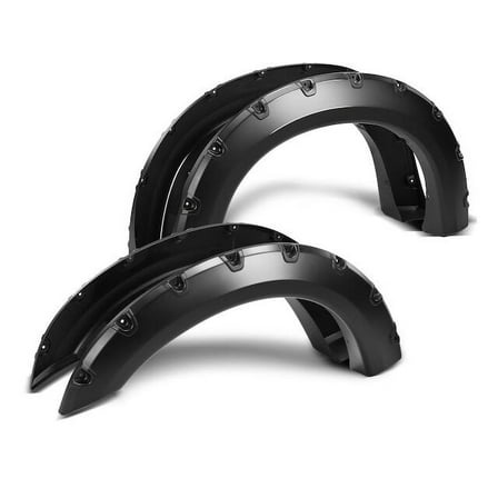 Fender Flare Set 4 - Compatible with 1999 - 2007 Ford F-350 Super Duty 2000 2001 2002 2003 2004 2005 2006