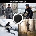 thumbnail image 2 of BlinkLLX Soft Winter Warm Thick Windproof Fleece Casual Outdoor Skiing Skull Cap Beanie Watch Cap Black Men Women Adult Unisex 3 Pieces, 2 of 6