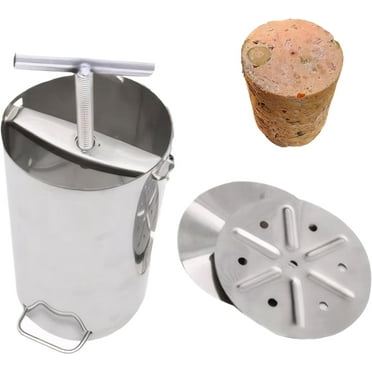 Meat Press Mold for Deli Meats : Manual Ham Press Mold for Home Use,Homemade Lunch Meat Press,Deli Meat Press for Ham Bacon Tortilla Meat Pie,Stainless Steel Ham Maker Meat Press