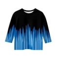 thumbnail image 4 of Grblisyd Girls Casual 3/4 Sleeve T Shirts Kids Floral Print Crewneck Tops Fashion Tees, 4 of 4