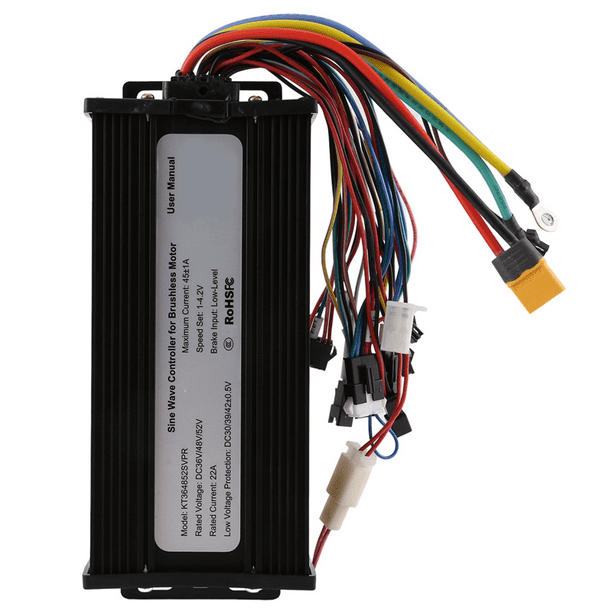 Trjgtas Electric Bike Controller 36V 48V 52V EBike Brushless