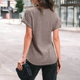 thumbnail image 3 of SUNBS Womens Summer Tops Short Sleeve Sweaters Tunic Tops Dressy Casual Business Shirts, 3 of 7