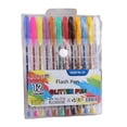 thumbnail image 2 of Bolígrafo fluorescente de 12 colores, juego de bolígrafos de colores con purpurina en polvo, papelería creativa de plástico con dibujos animados y fragancia, 2 of 5