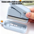 thumbnail image 4 of Linnome 6 Hole Paper Puncher Mini Portable One Handed Punch with Guide Ruler for A4 A5 B5 Loose Leaf Office Campus 3.46x2.44x1.29in, 4 of 6