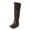 WIDE/CALF/BROWN, variant on Dream Pairs Womens Wide Calf Faux Fur Slouchy Low Heel Side Zip Knee High Boots Wide/Calf Winter Boots