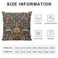 thumbnail image 5 of COMIO  William Morris Vintage Floral Throw Pillow Covers Home Art Deco Pillowcase Square Pillow Case Cushion Cover for Bed Sofa Living Room Car Indoor and Outdoor, 5 of 5