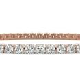 thumbnail image 2 of Diamond Tennis Bracelet | 15 Carat IGI Certified Lab Grown Diamond Bracelet Line 7" | 14K in Rose Gold | Darcy Round Tennis Bracelet | FG-VS1-VS2 Quality | Friendly Diamonds, 2 of 6