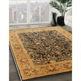 thumbnail image 2 of Ahgly Company Indoor Rectangle Mid-Century Modern Orange Oriental Area Rugs, 8' x 12', 2 of 6